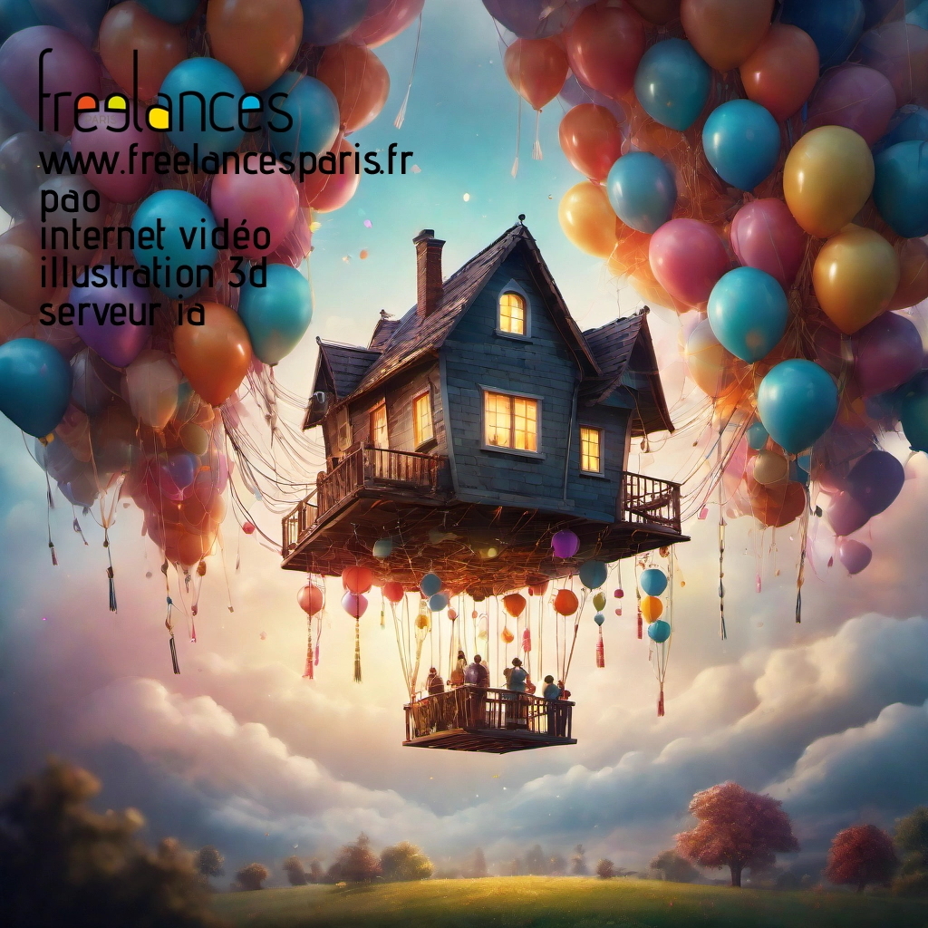 Pao mise en page internet vidéo illustration 3d serveur IA générative AI freelance paris studio de création magazines mqb14ga0